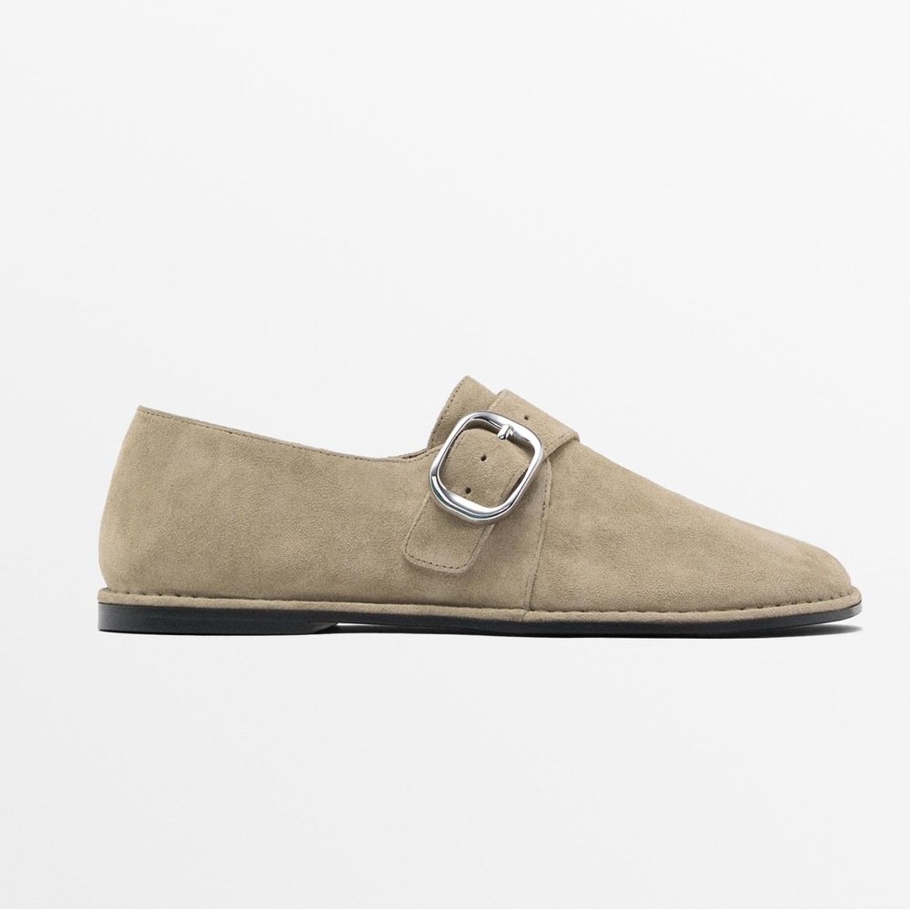 Massimo Dutti premium leather flats - Picture 2 of 11